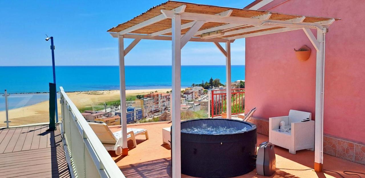La Terrazza Sul Mare Di Bellavista Villa Porto Empedocle Exterior foto