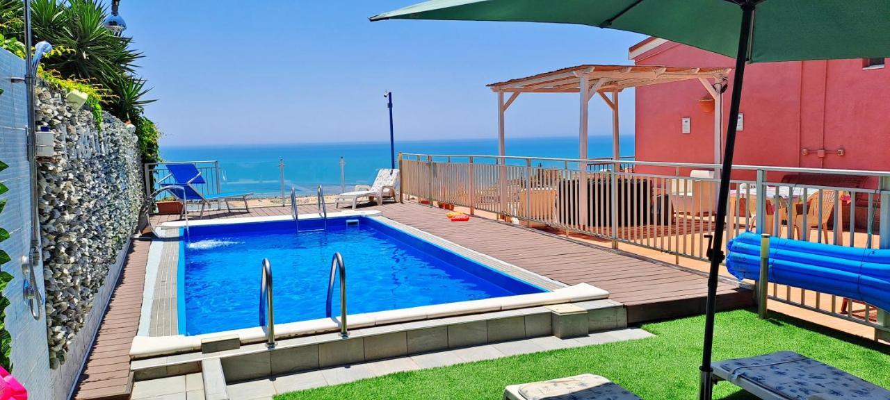 La Terrazza Sul Mare Di Bellavista Villa Porto Empedocle Exterior foto